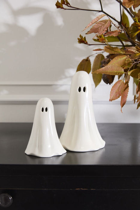 ceramic ghost figurine, 2 sizes