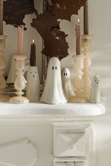 ceramic ghost figurine, 2 sizes