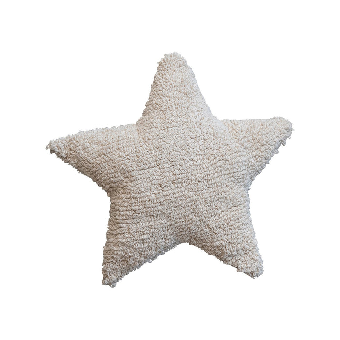 cotton tufted star pillow