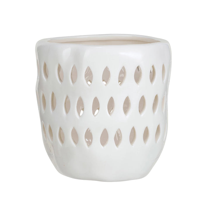 stoneware bisque tealight holder