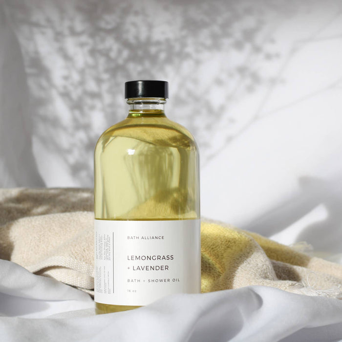 Lemongrass + Lavender Bath + Shower Oil