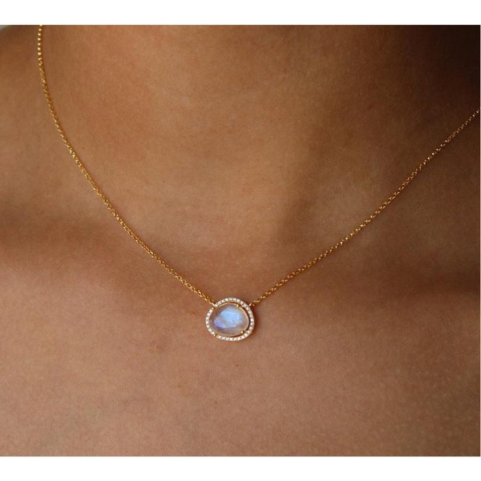 Skye moonstone necklace
