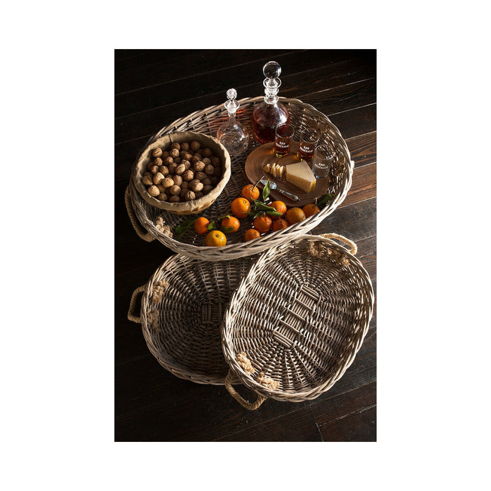 oval willow trays