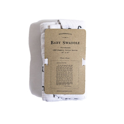Baby swaddle blanket, letter to Sophie