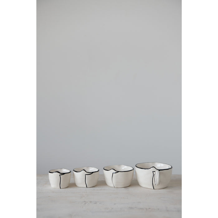 Stoneware Measuring Cup - Set of 4