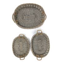 oval willow trays