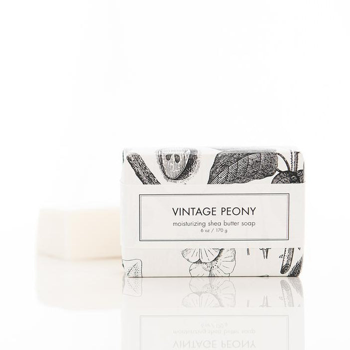 vintage peony soap