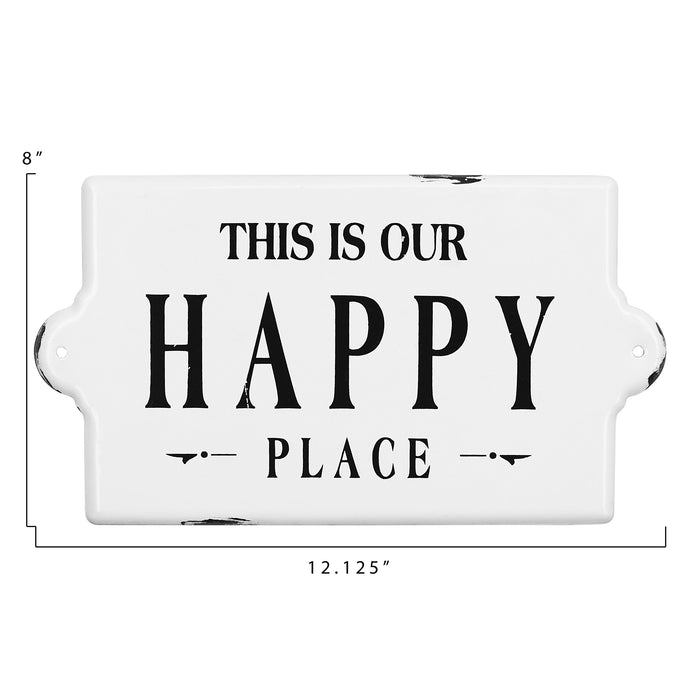 This is Our Happy... Enameled Wall Decor