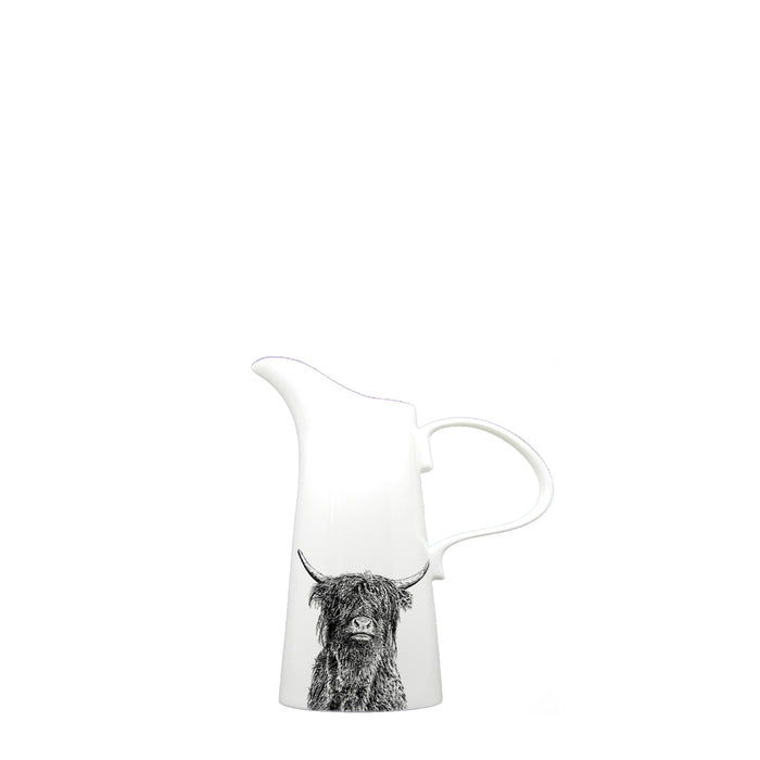 Highland Coo bone china jug