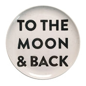 To the moon plate