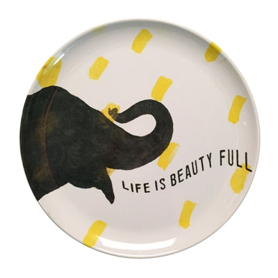 Life is Beauty Full Plate