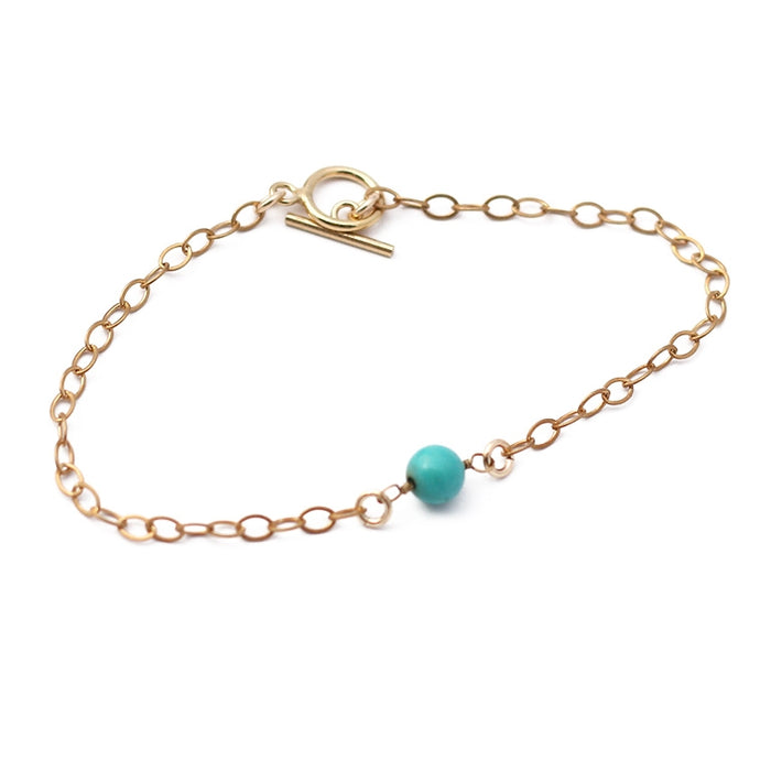 Turquoise Bead Bracelet