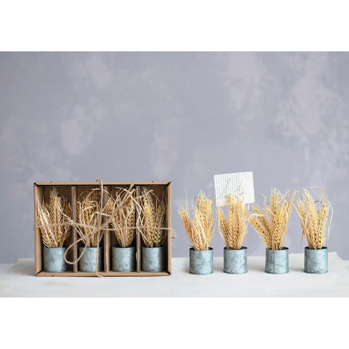 wheat place card + photo holder